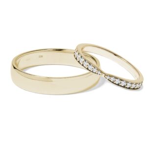 Zlaté snubní prsteny KLENOTA
