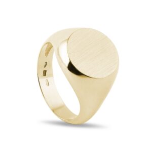 Pečetní prsten ze žlutého zlata KLENOTA