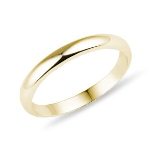 Zlatý snubní prsten pro ženy KLENOTA