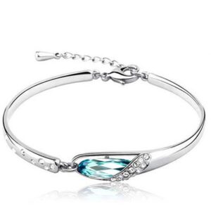 Náramek bridal crystal - Modrá KP962