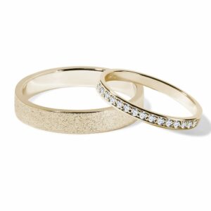 Briliantové snubní prsteny ze zlata