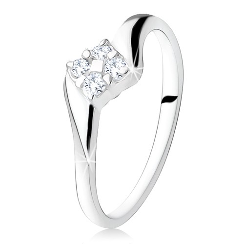 Stříbrný zásnubní prsten 925