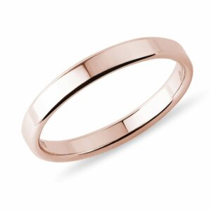 Pánský prsten v růžovém zlatě