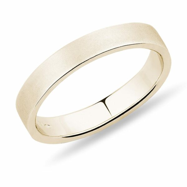 Zlatý pánský snubní prsten