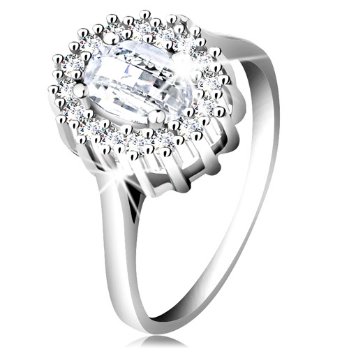 Zásnubní prsten ze stříbra 925