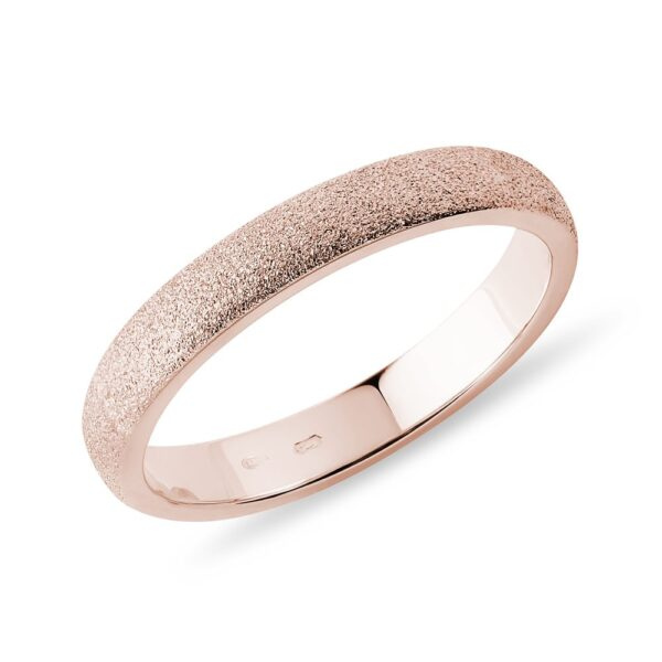 Dámský snubní prsten stardust z růžového zlata