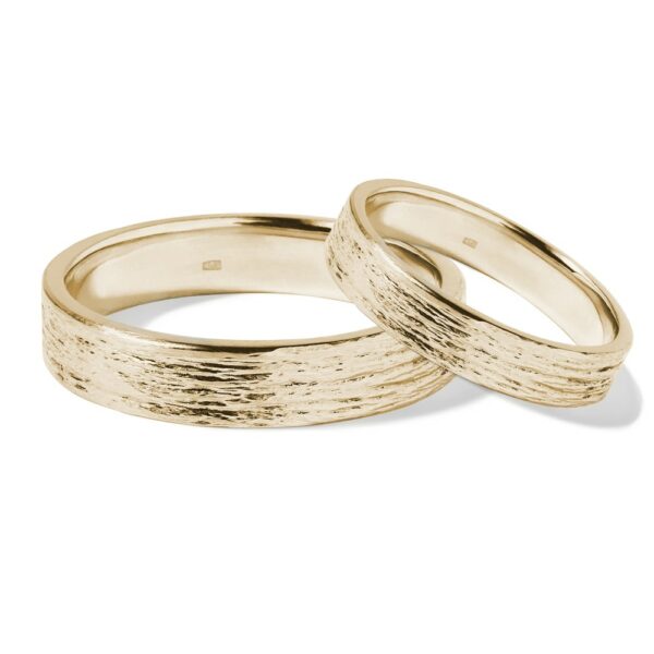 Snubní prsteny ze žlutého zlata