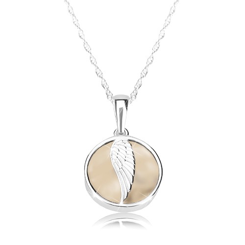 Stříbrný náhrdelník 925 - andělské křídlo