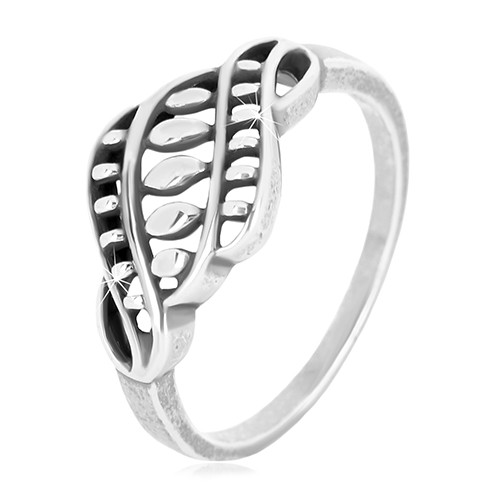 Stříbrný prsten 925 - úzká ramena