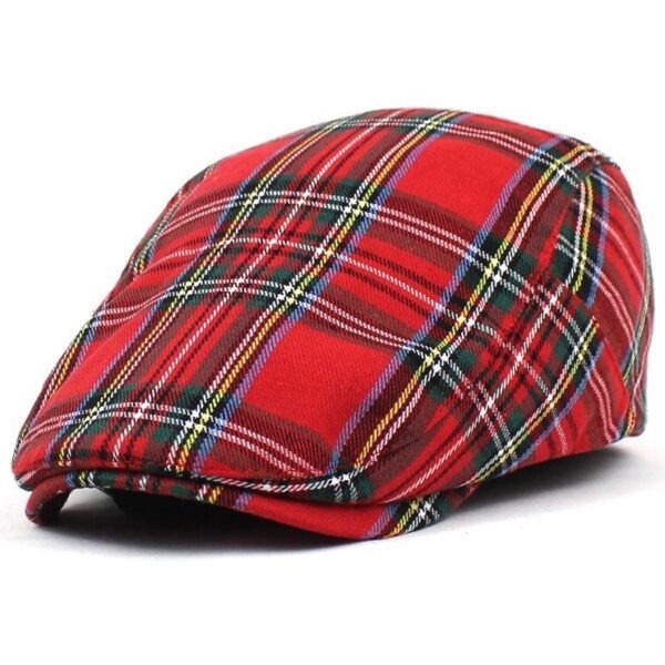 Pánský baret Scotland Červená