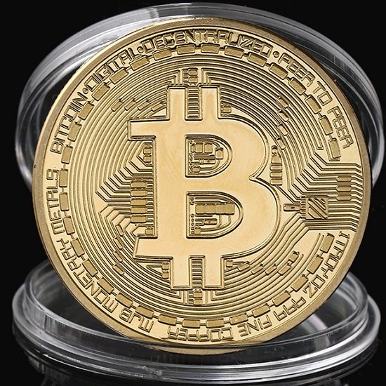Mince Bitcoin Zlatá