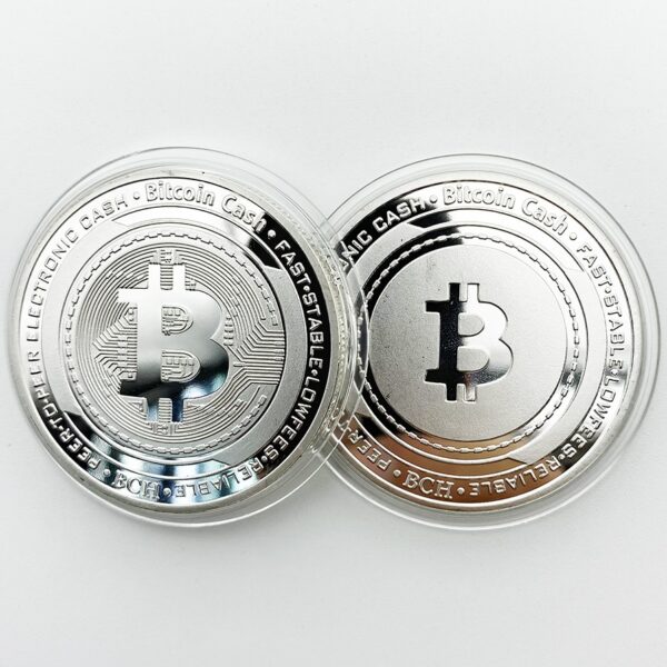 Mince Bitcoin Cash Stříbrná/Typ2