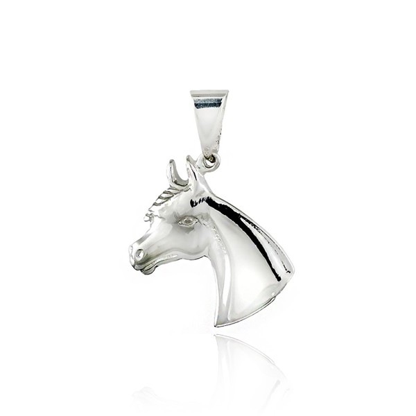 Stříbrný přívěsek - hlava koníka