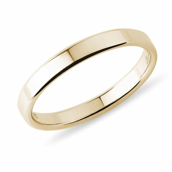 Elegantní zlatý prsten pro muže