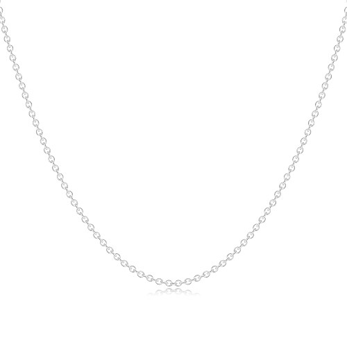 Stříbrný 925 náhrdelník - řetízek z oválných oček