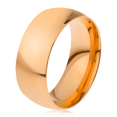 Prsten z oceli 316L zlaté barvy