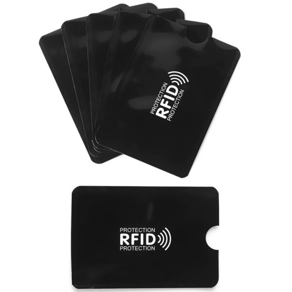 Ochranný obal na kartu RFID Černá