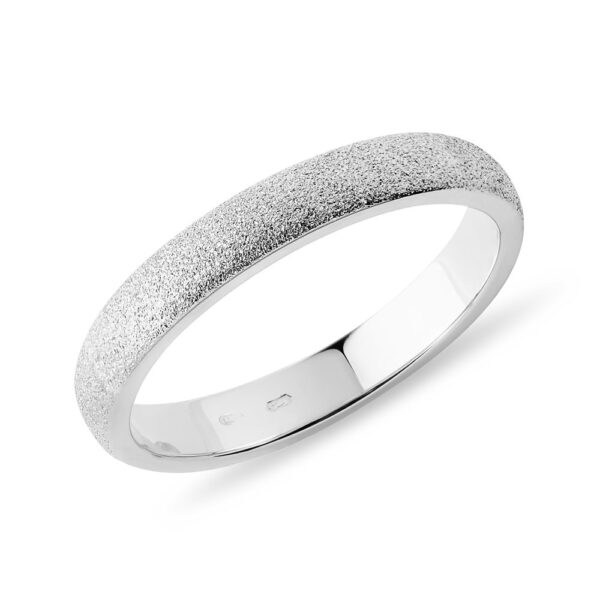 Dámský snubní prsten stardust z bílého zlata