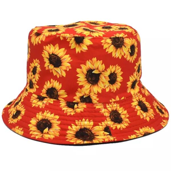 Klobouk Sunflower Červená