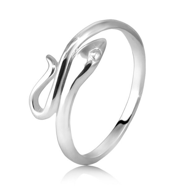 Prsten z 925 stříbra - tělo hada