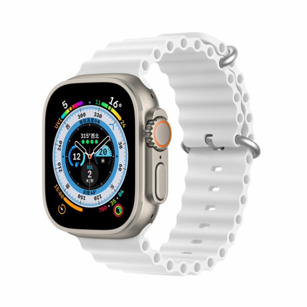 Řemínek na hodinky Dux Ducis pro Apple Watch 8 / 7 / 6 / 5 / 4 / 3 / 2 / SE (45 / 44 / 42 mm)   Bílá