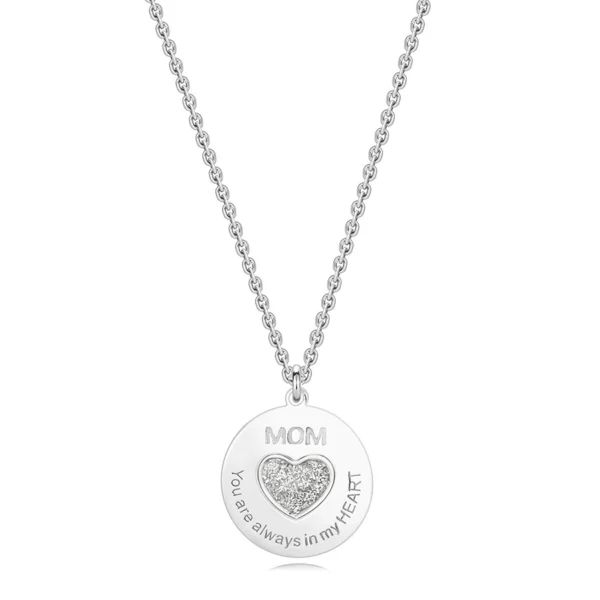 Stříbrný náhrdelník 925 - lesklý kruh