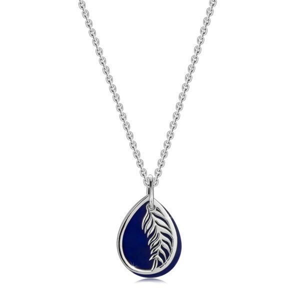 Stříbrný náhrdelník 925 - přírodní lazurit