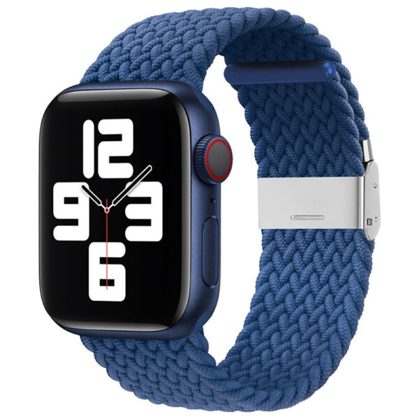 Kvalitní Řemínek pro Apple Watch 1/2/3/4/5/6/7/8/9/SE/SE 2 (38/40/41mm)   Tmavě modrá