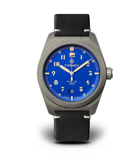 Formex Field Automatic Earth Blue Limited Series Black Leather Strap 0660.1.6539.711 + 5 let záruka