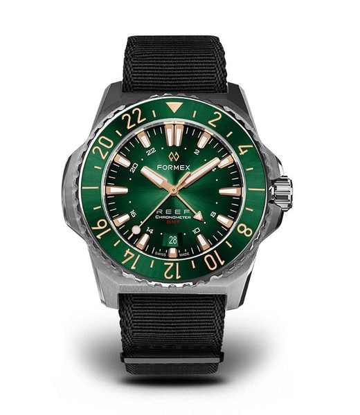 Formex Reef GMT Automatic Chronometer Green Dial with Rose Gold + 5 let záruka